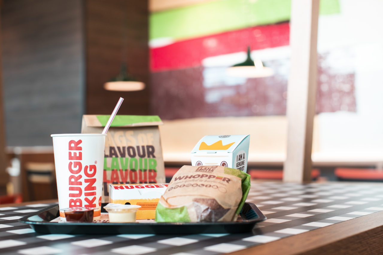 Ett meal på Burger King