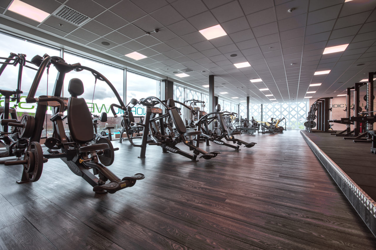 Nordic Wellness gym på Kongahälla Center, plan 3