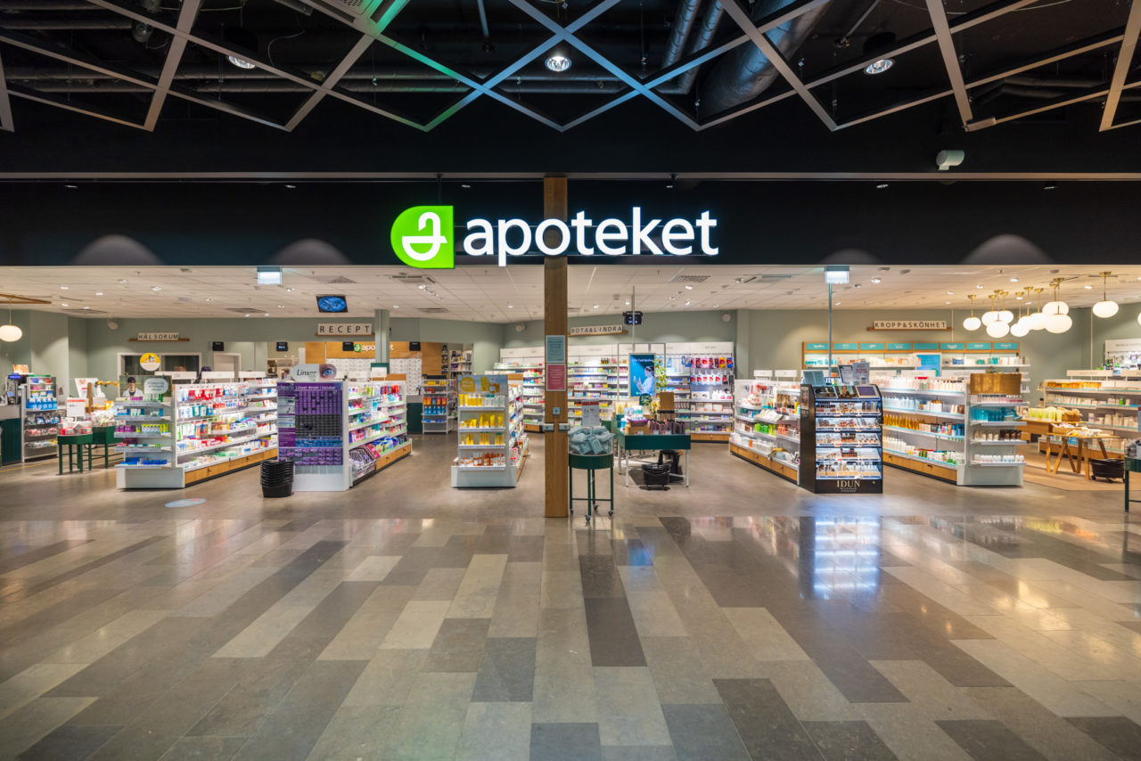 Entré till Apoteket, plan 1