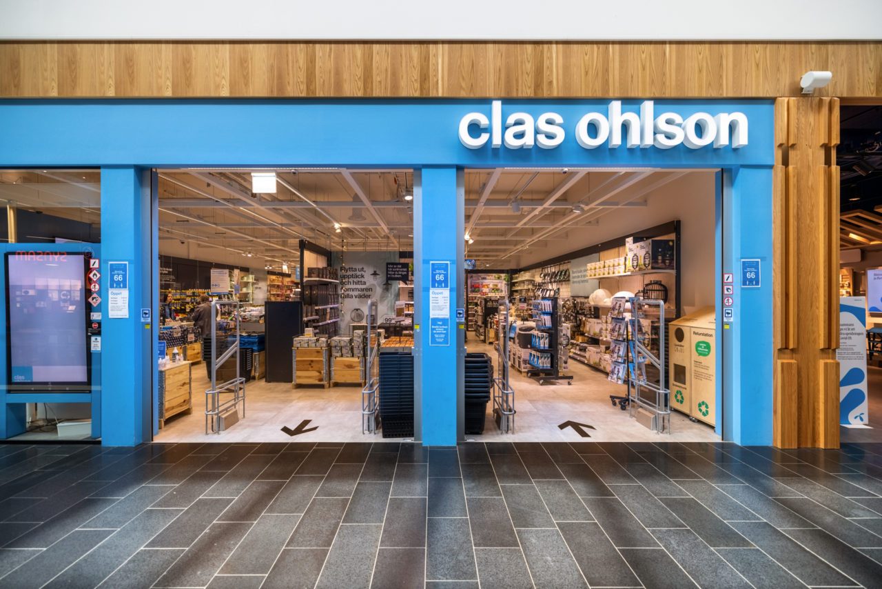 Entré till Clas Ohlson, plan 1