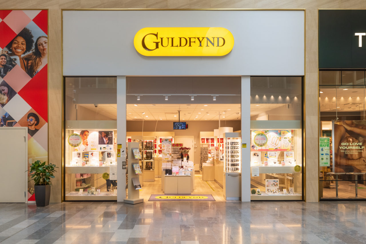 Smyckesbutiken Guldfynd på plan 2