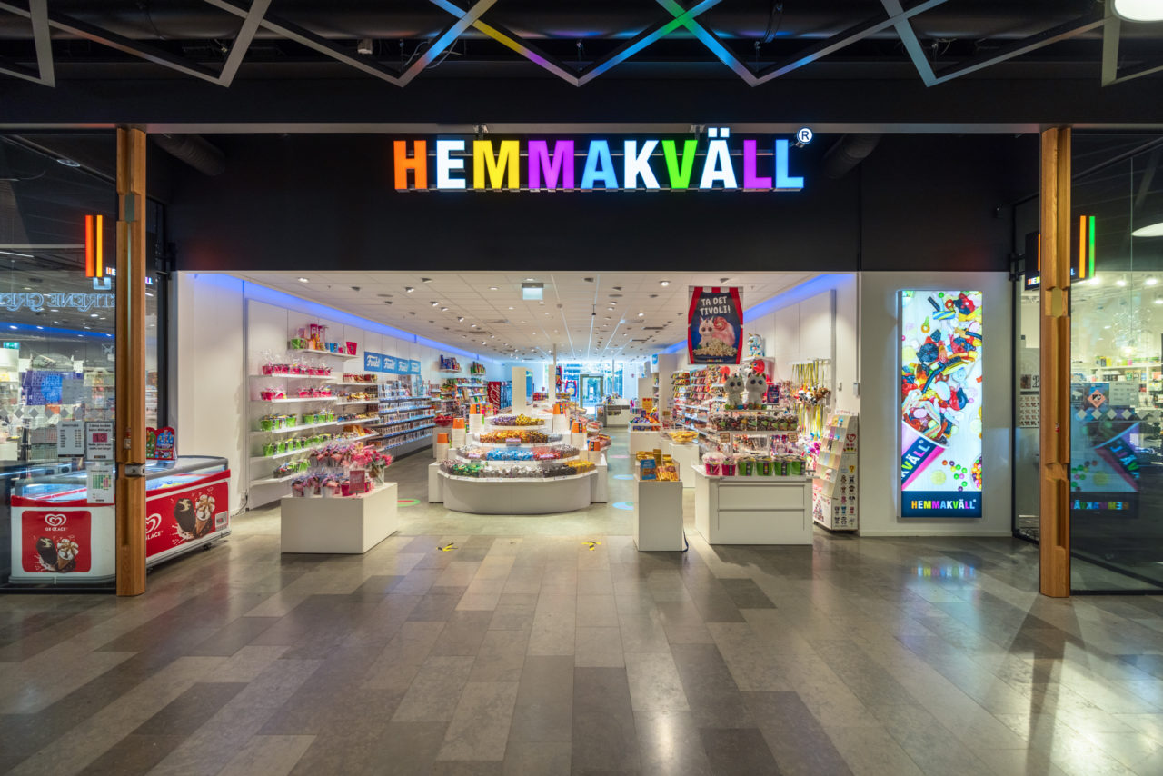 Entré till godisbutiken Hemmakväll