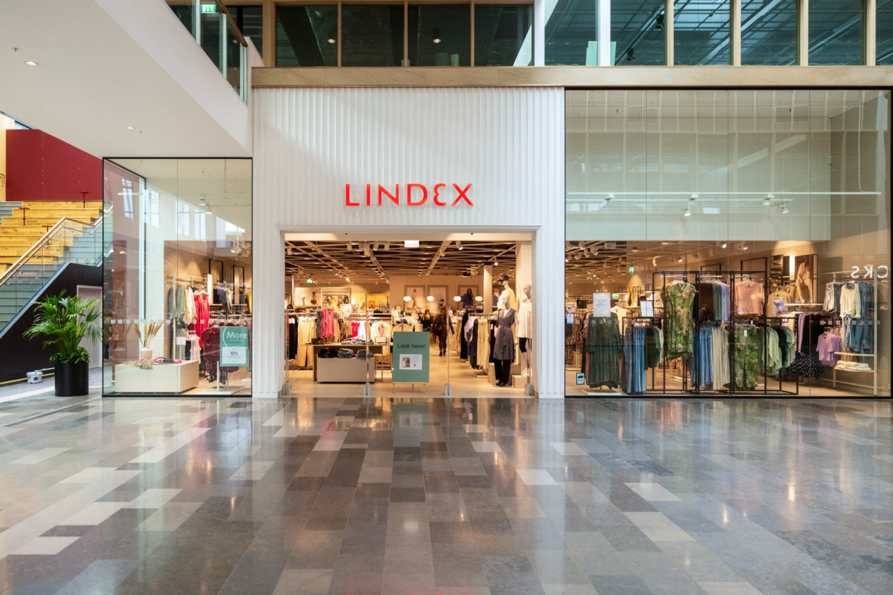 Entré till modebutiken Lindex
