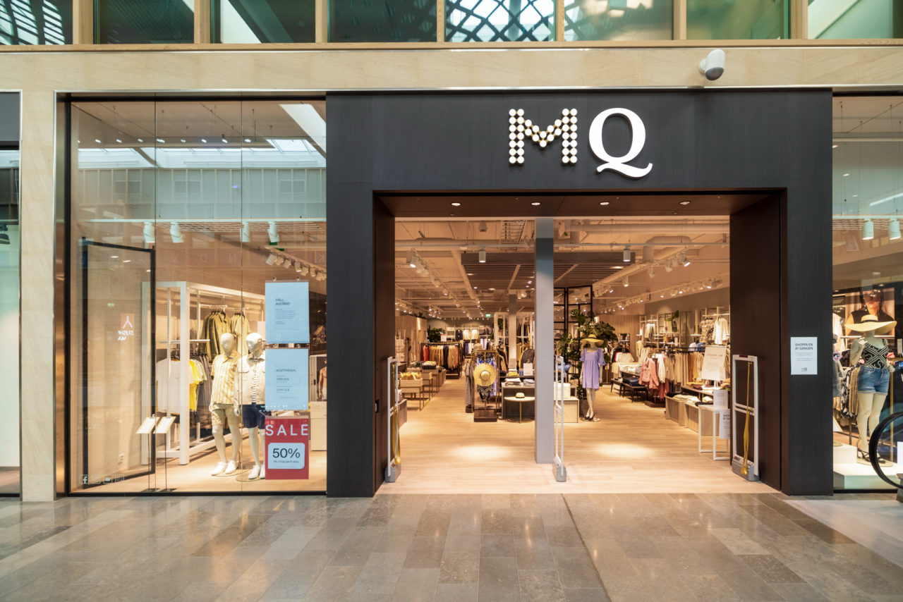 Entré till modebutiken MQ, plan 2
