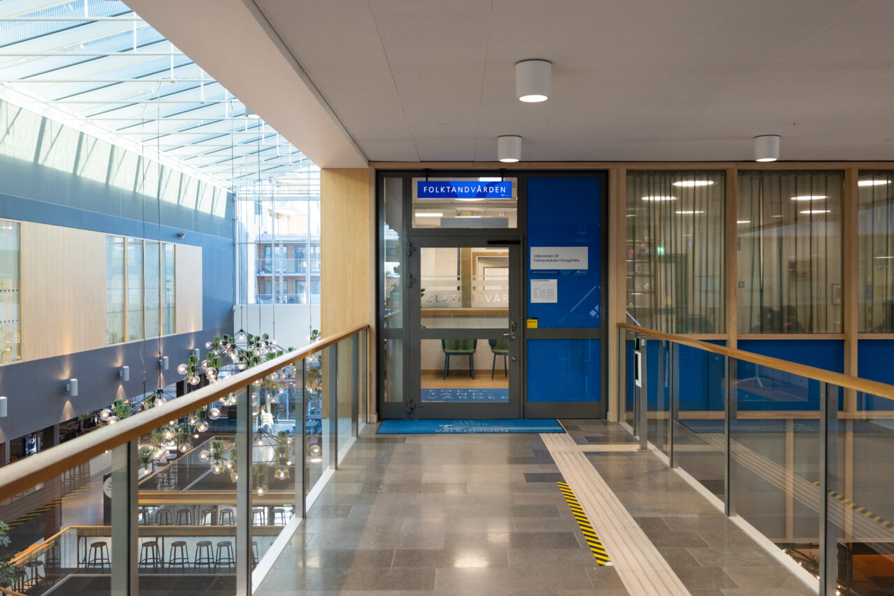 Entré till Folktandvården, Hälsocenter plan 3