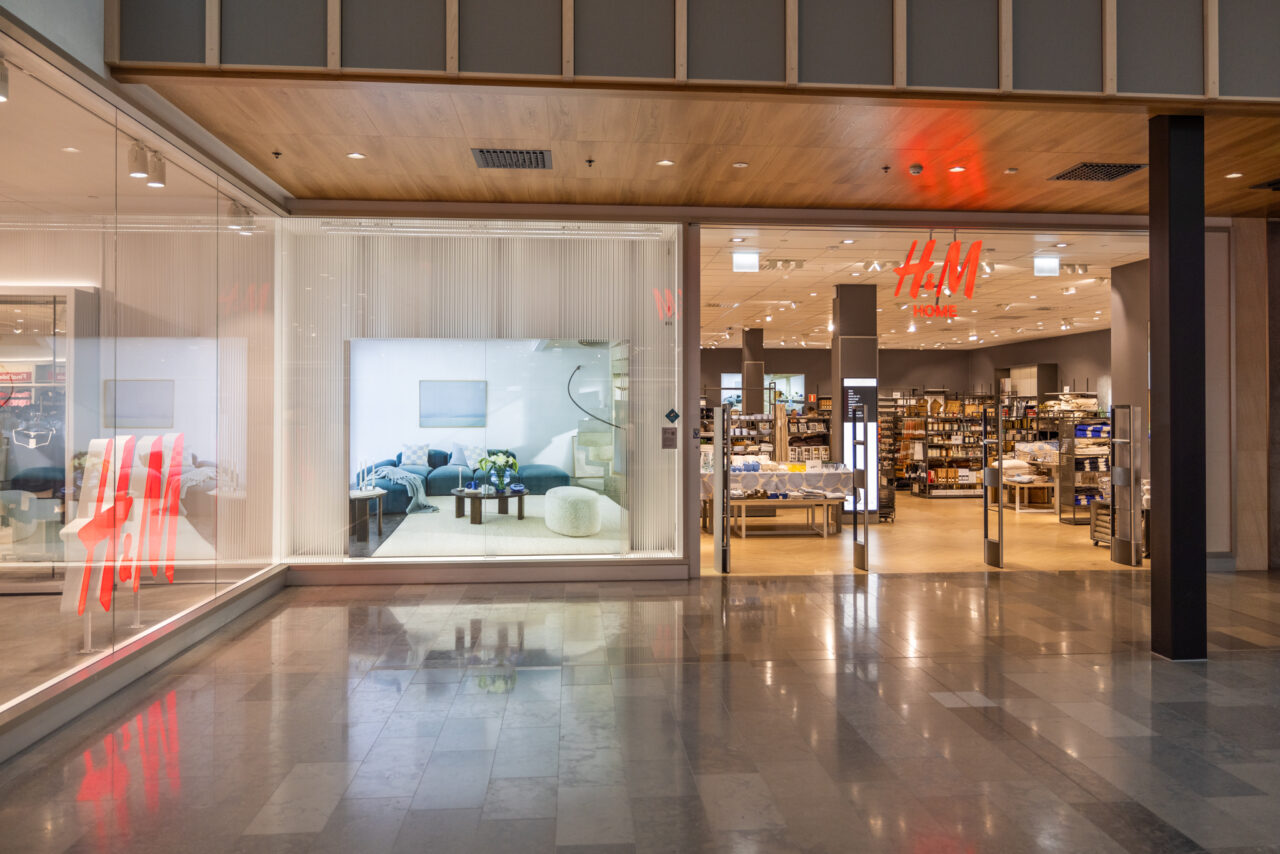 Entré till inredningsbutiken H&M Home