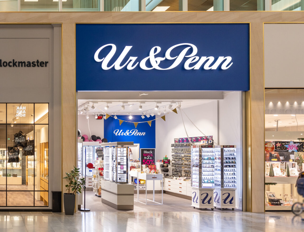 Ur & Penn butik i Kongahälla Center