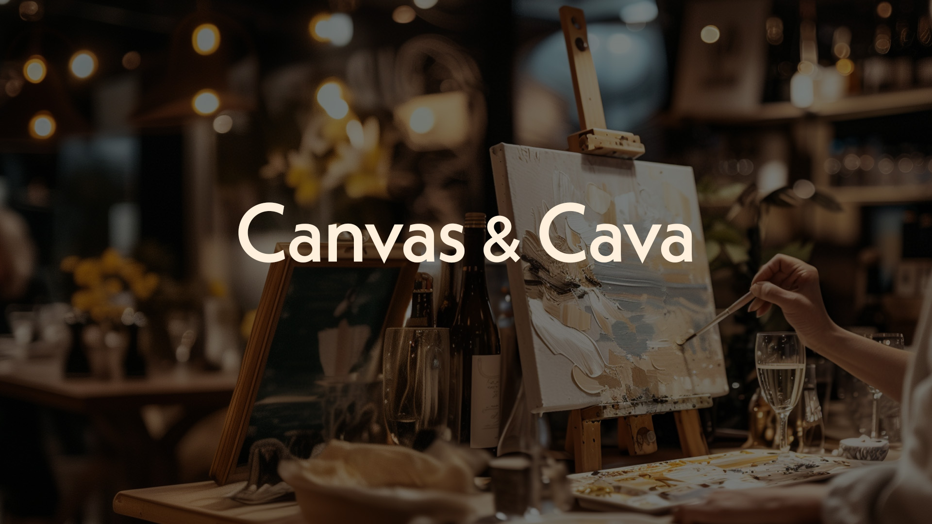 Canvas & Cava i vår Food Hall