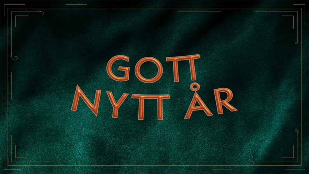 Gott nytt år önskar vi på Kongahälla Center!