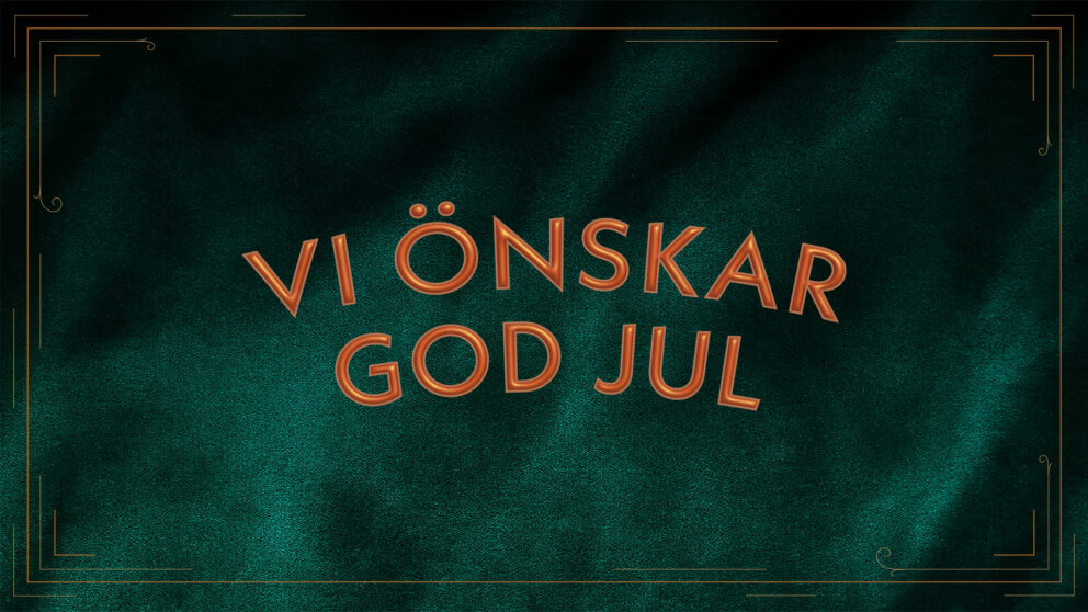 Vi önskar dig en god jul!